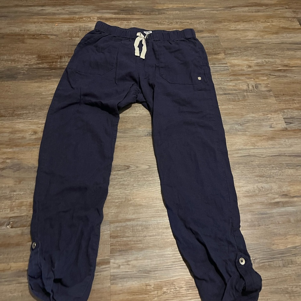 Roxy Navy Pants Size Small